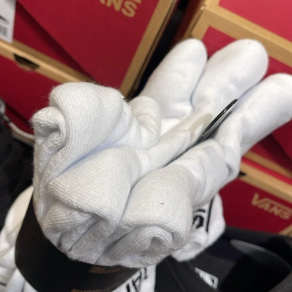 Vans Socks 6 pairs set CREW VANS.
"OFF THE WALL" White/Black 
NWT - Picture 11 of 16